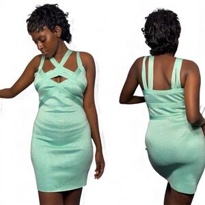 ANGL Mint Green Mini Dress